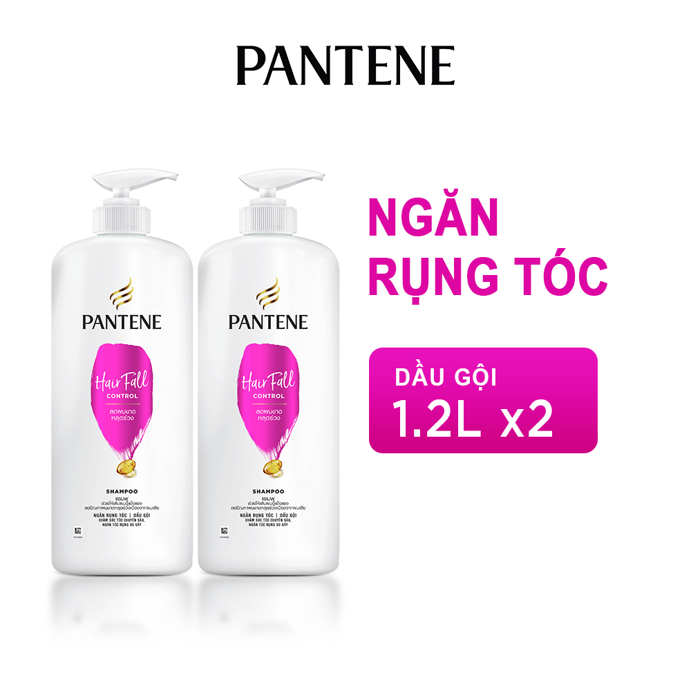 Combo 2 Dầu Gội PANTENE Ngăn Rụng Tóc 1.2L