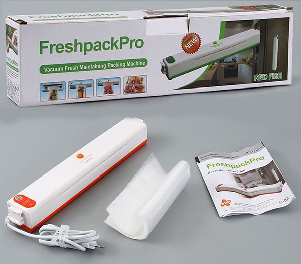 Máy hút chân không thực phẩm Fresh Pack Pro - Moel G-88 (tặng kèm 10 túi nilon) - Hàng nhập khẩu