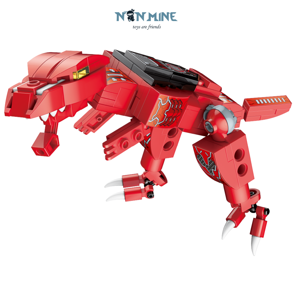 Đồ Chơi Xếp Hình Lắp Ráp Qman 41105 Người Máy Khủng Long Robot Mech Dinosaur 6 Trong 1 Gồm 521 Chi Tiết Cho Trẻ Từ 6 Tuổi