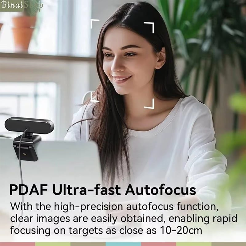 EMEET C60E / C60E Dual – Webcam Ultra HD 4K, PDAF Lấy Nét Siêu Nhanh, Mic Khử Ồn Dành Cho Học Online, Livestream Chuyên Nghiệp - Hàng chính hãng