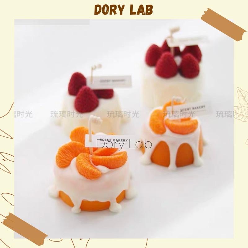 Nến Thơm Bánh Trái Cây Phủ Kem Handmade, Quà Tặng, Phụ Kiện Decor - Dory Lab