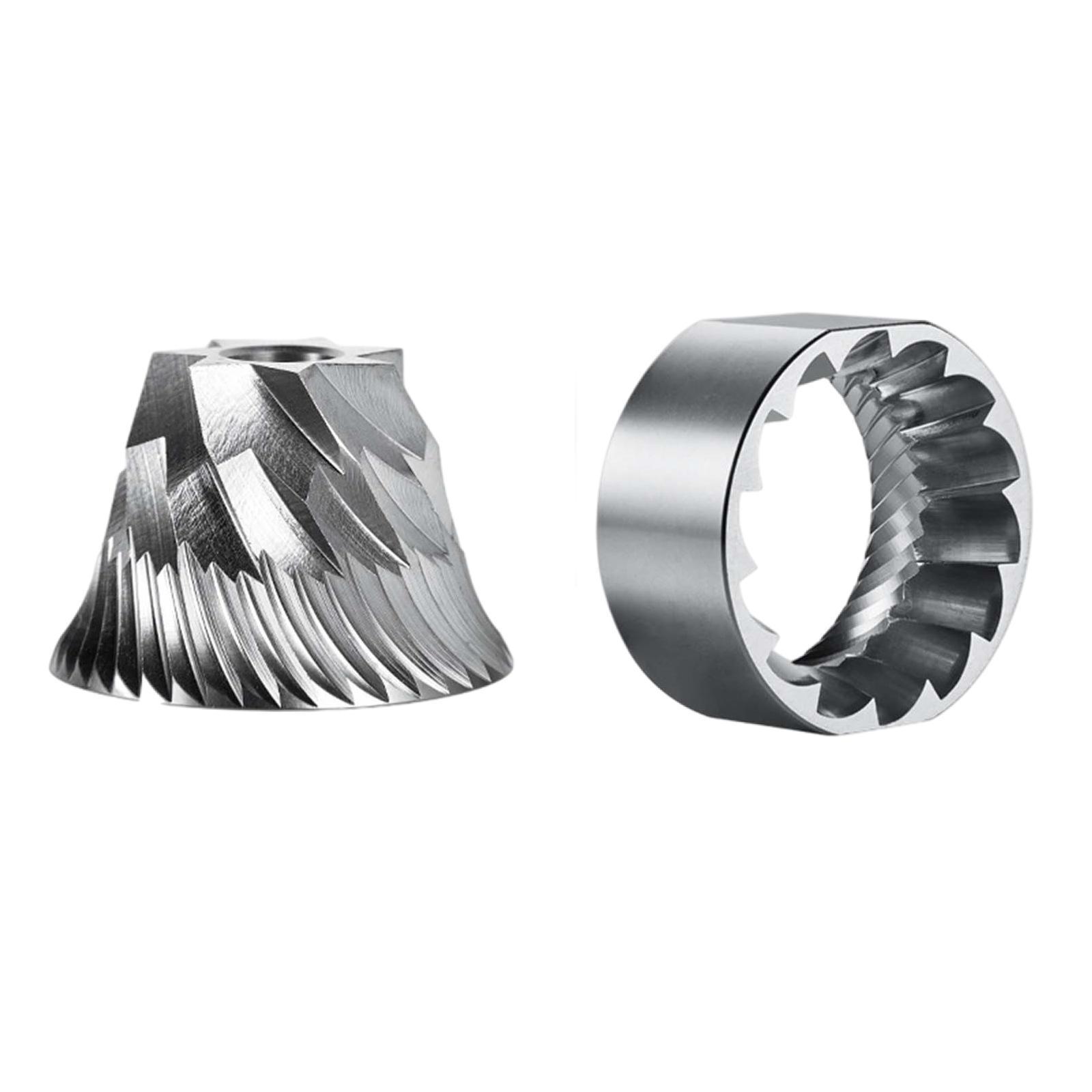 Stainless Steel E&B Conical Burr Higher Grinding Efficiency for Pour Over