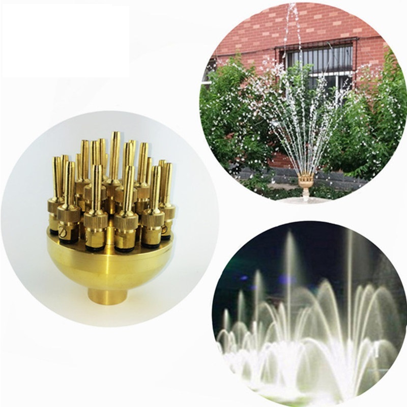 Đầu phun nước hình bông hoa 17 tia phi 48mm