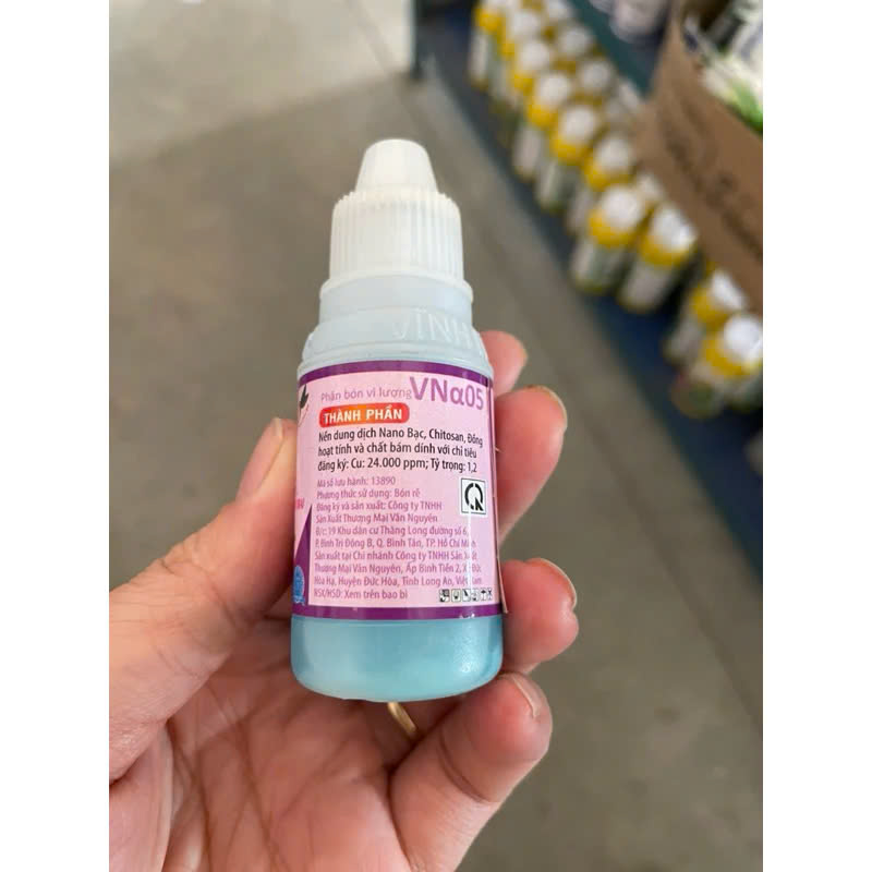 VUA TẨY- sạch trái, hết nám , sạch mặc võng , khói đèn , khô họng nhanh hiệu chim đỏ ống 15ml - Phân bón thanh long