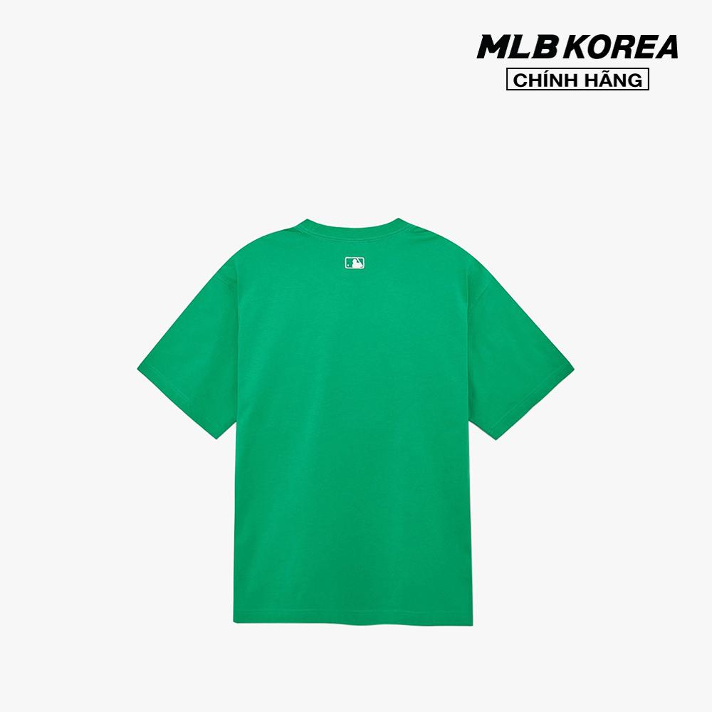 MLB - Áo thun unisex cổ tròn tay ngắn Smile Face Graphic Overfit 3ATSJ0233