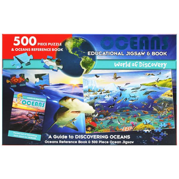 World Of Discovery - Educational Jigsaw &amp; Book: Oceans