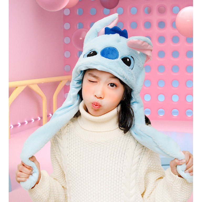 Mũ Nón Tai Giật TikTok Stitch Xanh