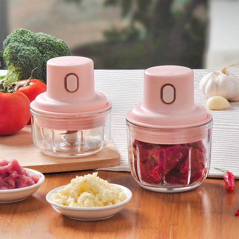 Máy Xay Mini Cầm Tay, Xay Thịt, Xay Đồ Ăn Dặm Cho Bé, Gia Vị, Tỏi, Ớt Siêu Tiện Dụng - Hàng nhập khẩu