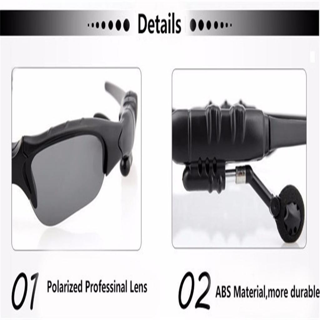 Bluetooth Glasses Sport Sunglasses Headset Cycling Music Earphone