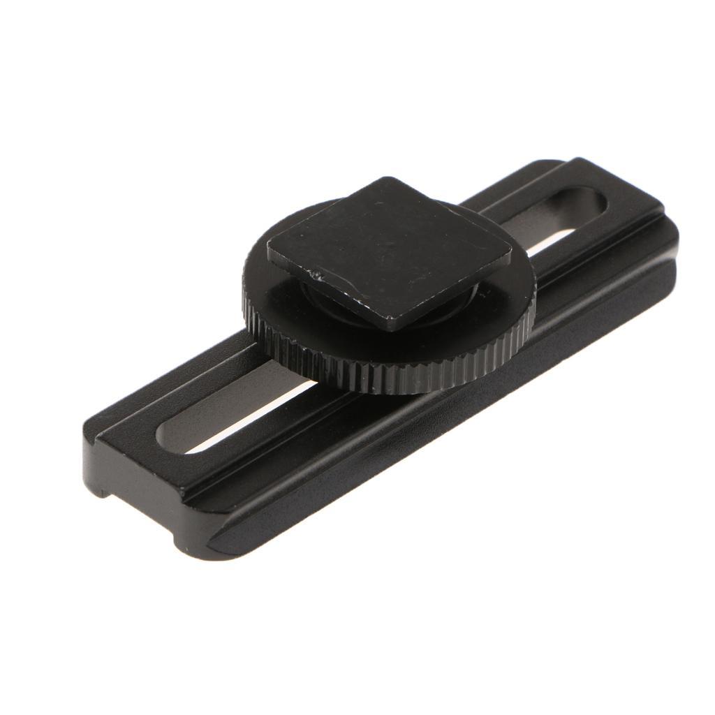 20mm Quick Release QR Hot Shoe Conversion Focus Rail Slider for SLR Cameras