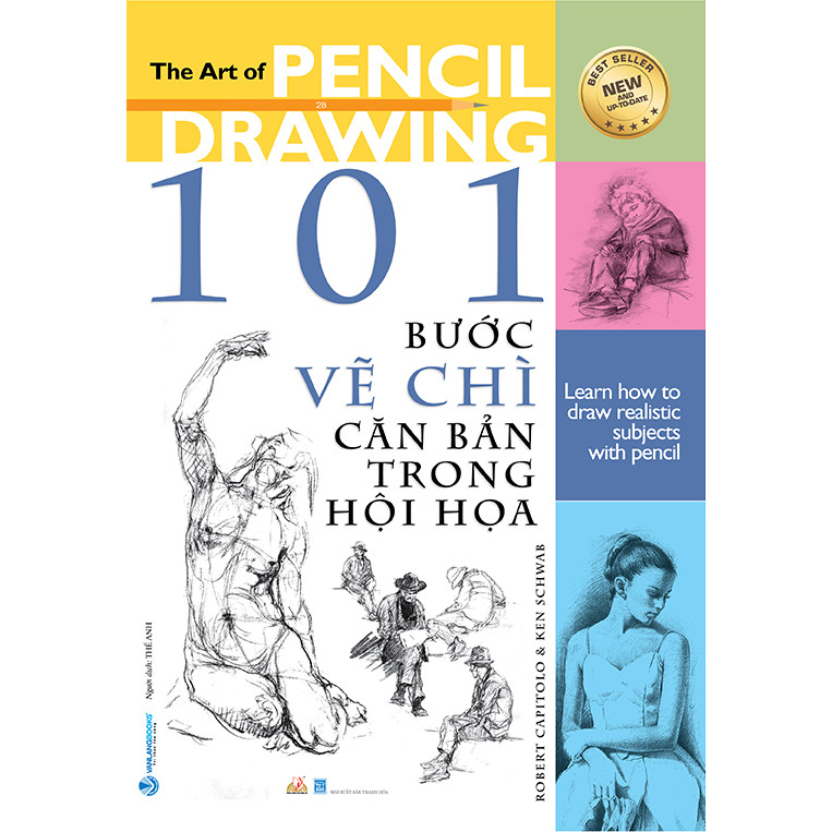 101 Bước Vẽ Chì Căn Bản Trong Hội Họa (Tái bản năm 2021)