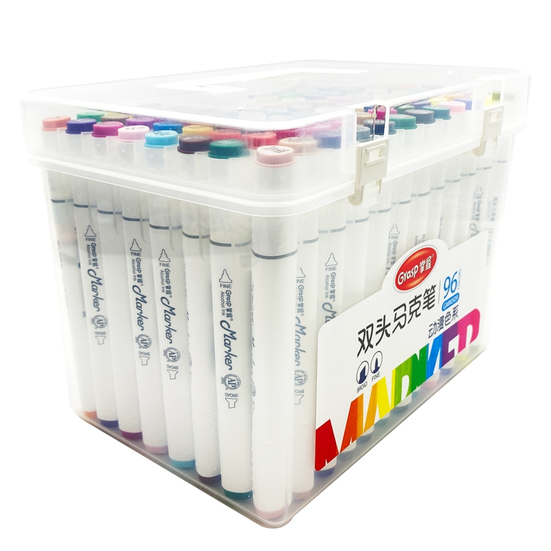 Hộp Viết Vẽ TK Marker 96 Màu Grasp ZW-509-96