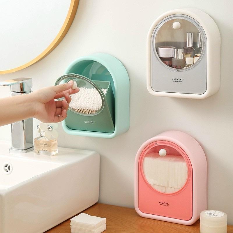 Hộp đựng bông tẩy trang GẮN TƯỜNG