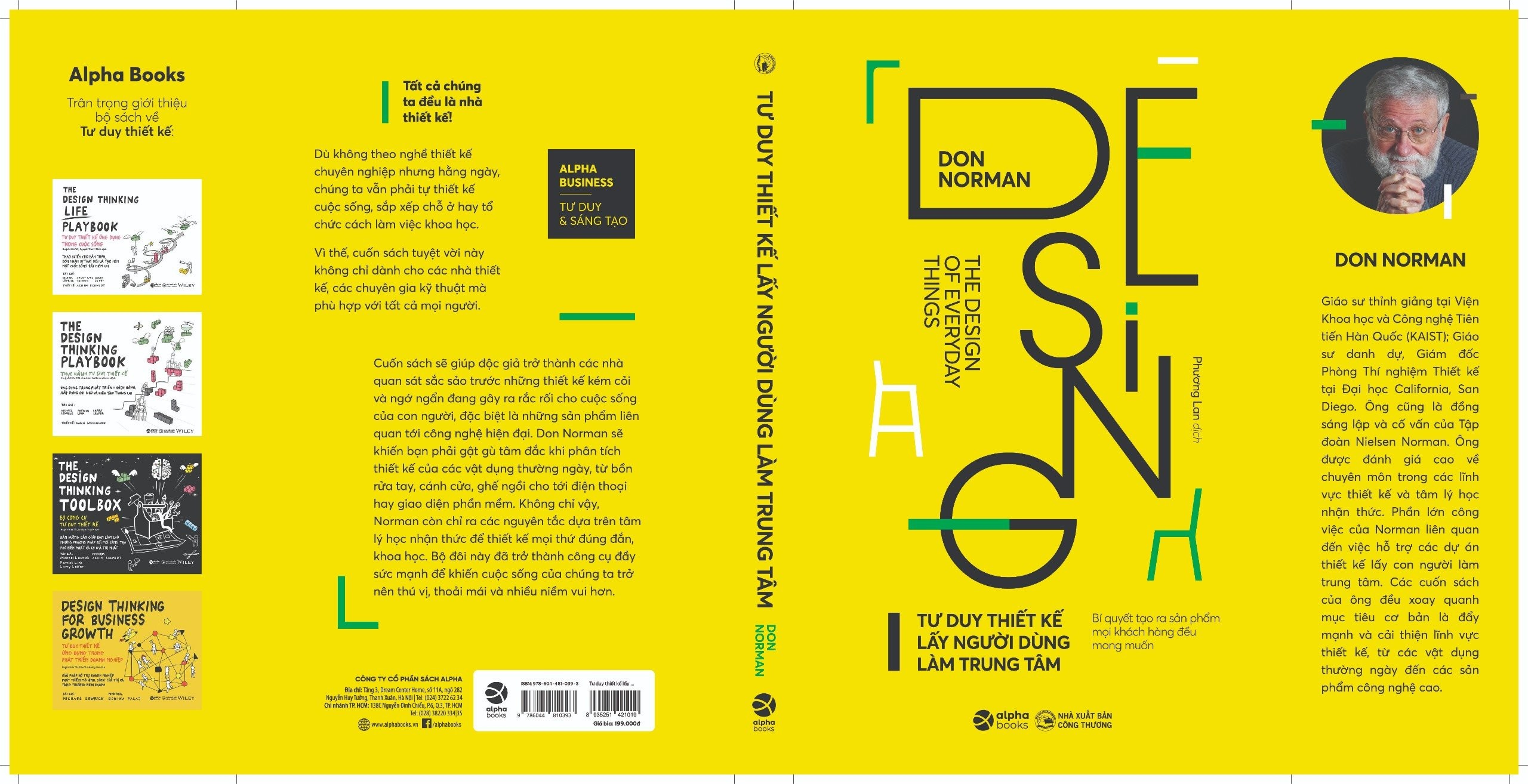 (Phiên bản 2023) TƯ DUY THIẾT KẾ LẤY NGƯỜI DÙNG LÀM TRUNG TÂM (THE DESIGN OF EVERYDAY THINGS) - Don Norman - Phương Lan dịch - (bìa mềm)