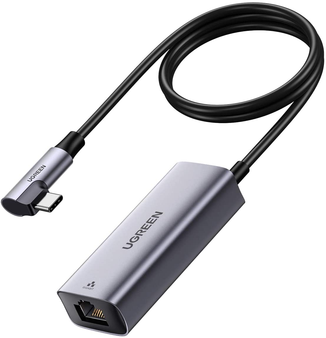 Bộ chuyển đổi UGREEN 80605 USB Type C sang LAN 10/100 Mbps Ethernet và cổng sac nhanh Type-C PD 100W - Hàng nhập khẩu chính hãng