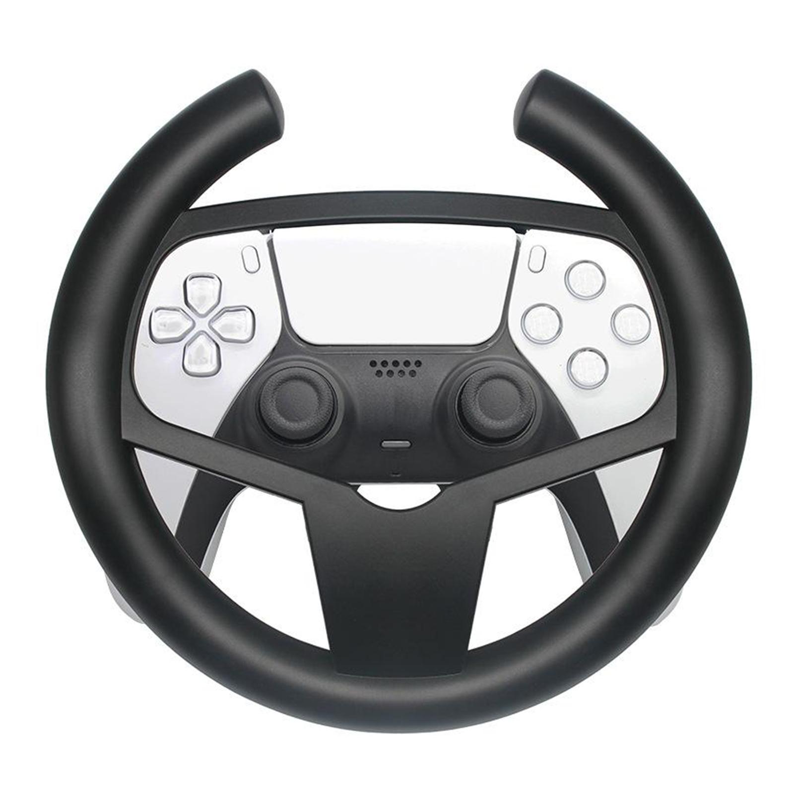 Black Steering Wheel Racing Game Driving Handle For PS5 Gaming Accessories