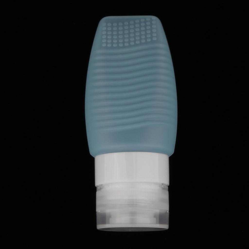 Silicone Refillable Empty Bottle Travel Bottle Empty Bottles Sample Bottle Purple/Light Green/Light Blue/Light Orange