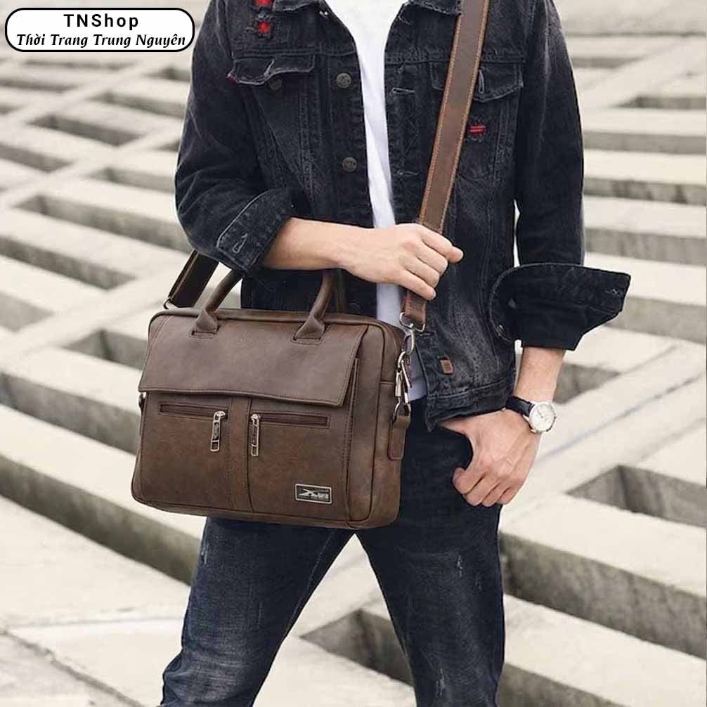 Cặp Laptop 15.6 Inch Xbags Lavish XB 4301 - Cặp Xách Công Sở Cao Cấp, Vải Chống Nước Bền Bỉ, Ngăn Chống Sốc Dày Dặn, Đường May Chắc Chắn