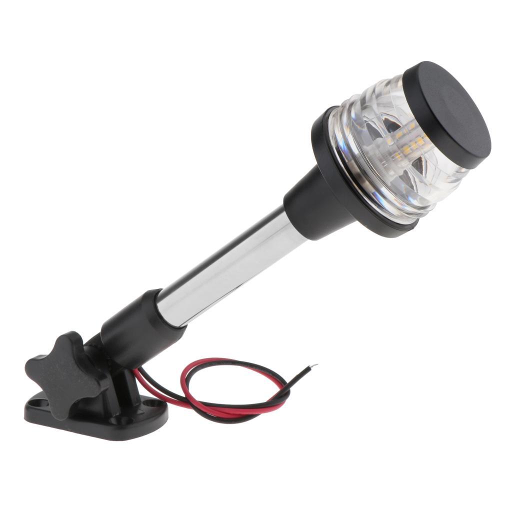 9" Adjustable Marine Anchor Lights ° White LED 12-24V