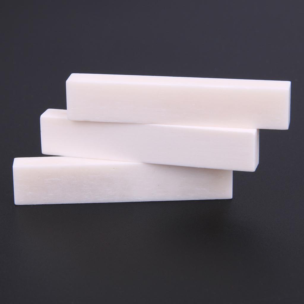 X 6 DIY Bò Xương Trống Uncut Hạt 52X6X10 Mm Cho Đàn Ukulele Đàn Mandolin Thay Thế