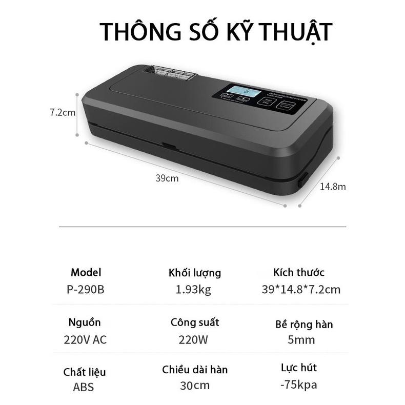 Máy hút chân không mini không kén túi p280,p290