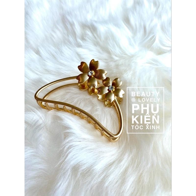 Kẹp Tóc Kim Loại Cỡ Lớn Phong Cách Hàn Quốc Xinh Xắn Cho Nữ