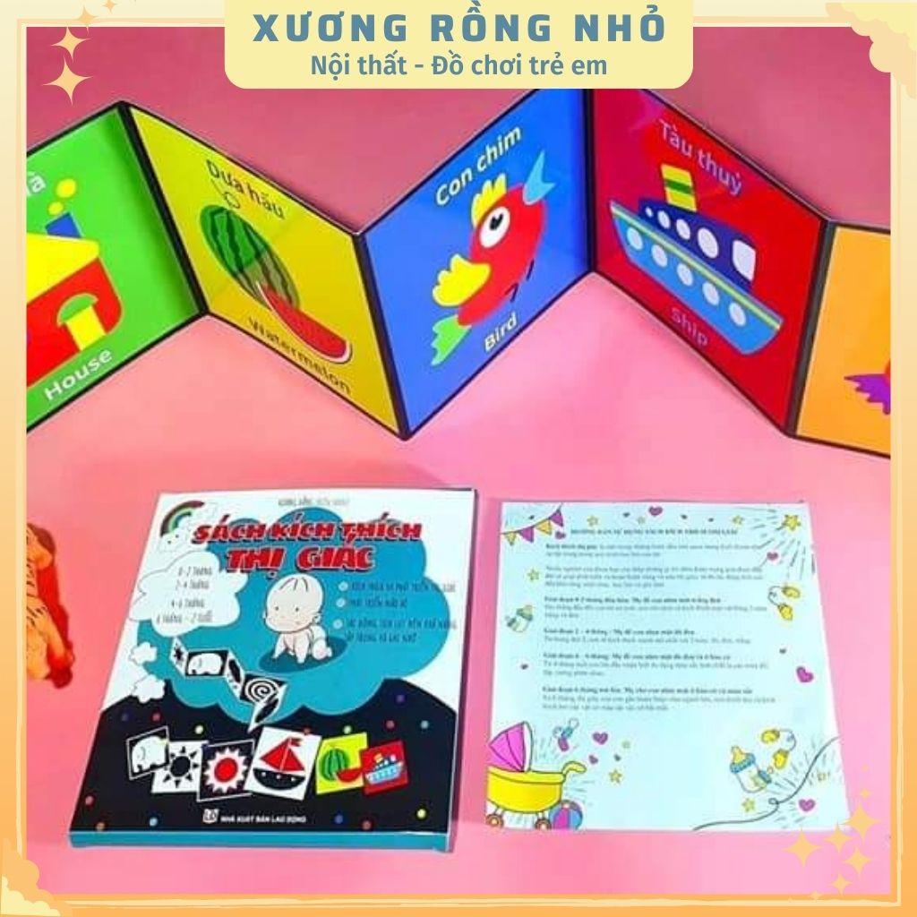 Trọn bộ Flash Card Kích Thích Thị Giác - Zíc Zắc Cho Bé 0-1 Tuổi, Thẻ In 2 Mặt tổng 40 tranh