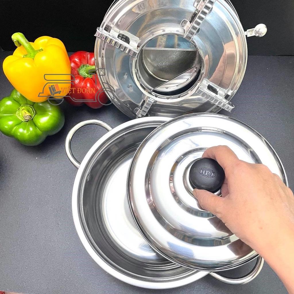 Bộ Bếp Cồn INOX / Nồi Lẩu Chất liệu INOX dày. Combo bộ bếp cồn nồi lẩu chuyên cho quán ăn nhà hàng và gia đình. Đồ Gia Dụng nhà bếp pha chế làm bánh nguyên liệu