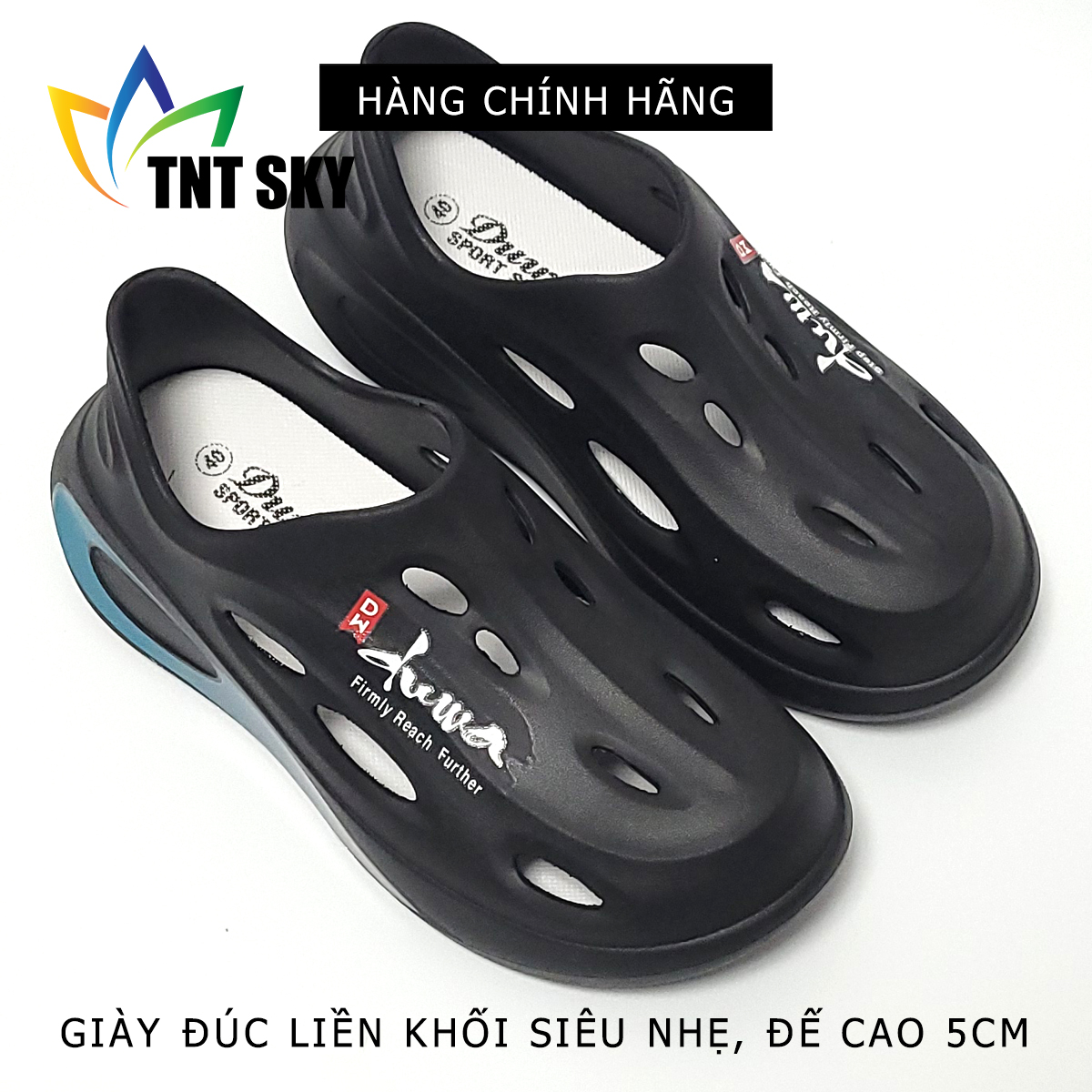 Giày Nam Đúc Liền Khối Siêu Nhẹ Đế Cao 5CM - Hàng Chính Hãng - TK567