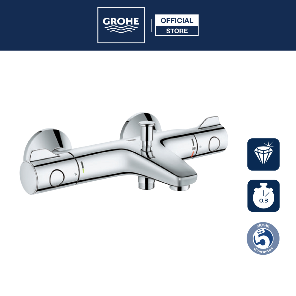 Bộ Trộn Nổi Ổn Nhiệt GROHE GROHTHERM 800 Kèm Vòi Xả Bồn - 34567000