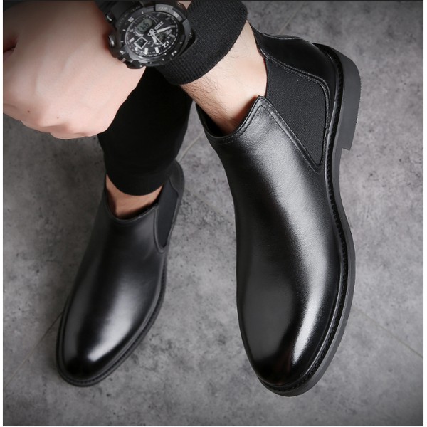 Giày Chelsea Boots Cổ Chun Nam Cao Cấp, Phong Cách Hiện Đại, Trẻ Trung, Sang Trọng