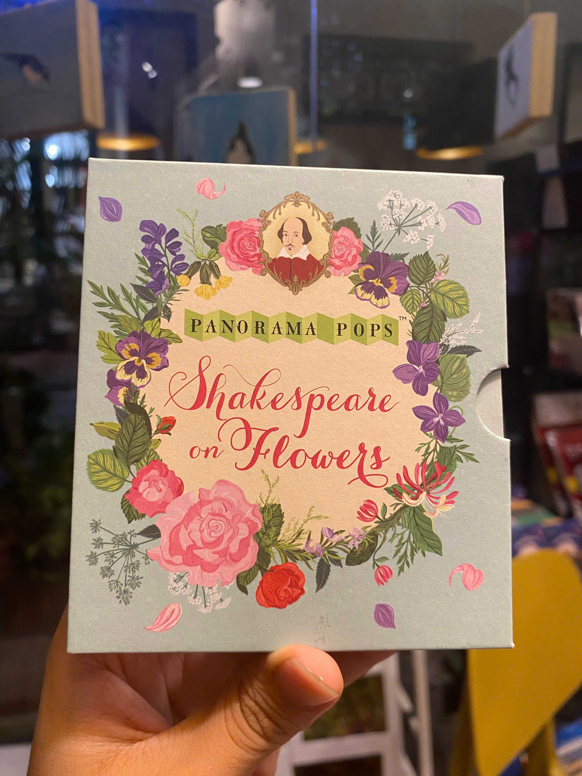 Sách - Shakespeare on Flowers by Panorama Pops | English Classics Poetry - Drama Fiction Quotes