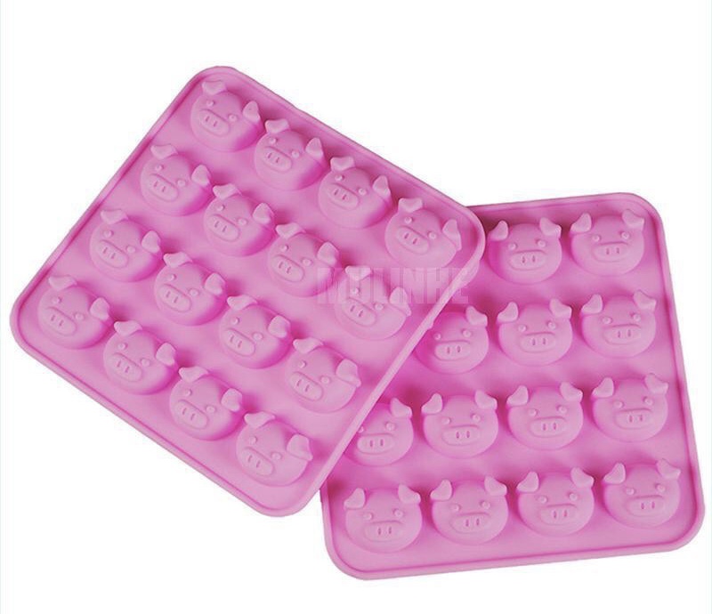 Khuôn silicon mặt heo