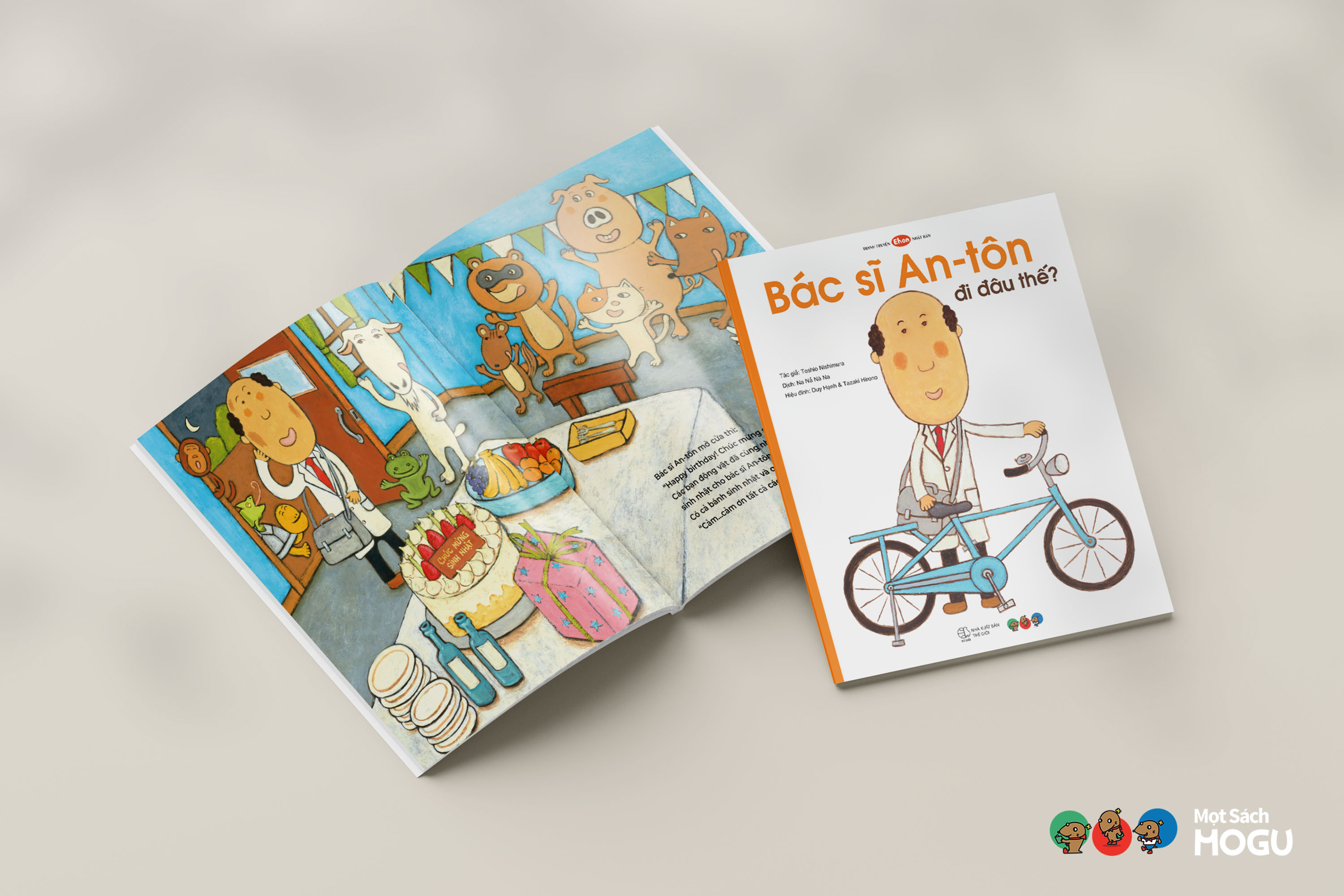 Truyện Ehon bé 3-4-5 tuổi - Bác sĩ Anton - Đi đâu thế?