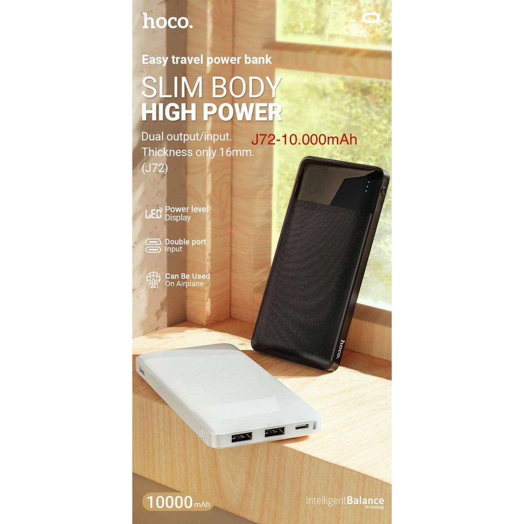 Pin sạc dự phòng Hoco J72-10.000mAh-HÀNG CHÍNH HÃNG