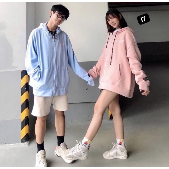 Áo khoác nỉ ngoại họa tiết chữ A có nón phía sau cho nam nữ unisex || Hany Shop