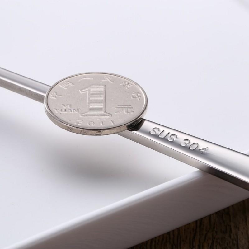 【】Thìa inox cán dài cao cấp phong cách hàn quốc
