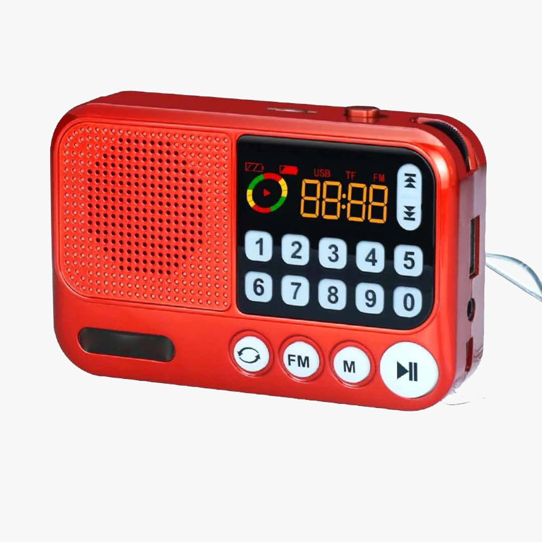 Loa nghe nhạc mini kiêm đài radio S99 hỗ trợ thẻ nhớ, usb, jack 3.5