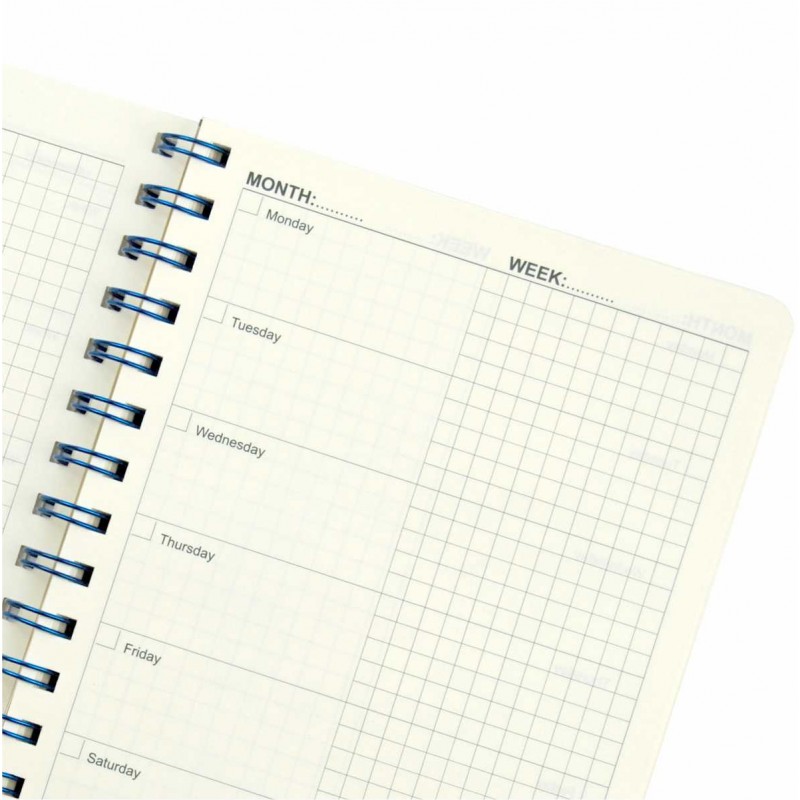 Sổ kế hoạch Planner lò xo kép A5 72,4g/m2; MS: 945