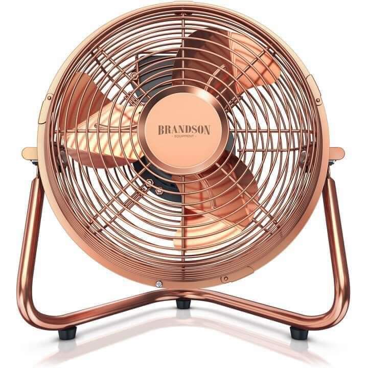 QUẠT ĐỂ BÀN BRANDSON VENTILATOR 25CM WOW AKTION - MÀU ĐỒNG Hàng chính hãng