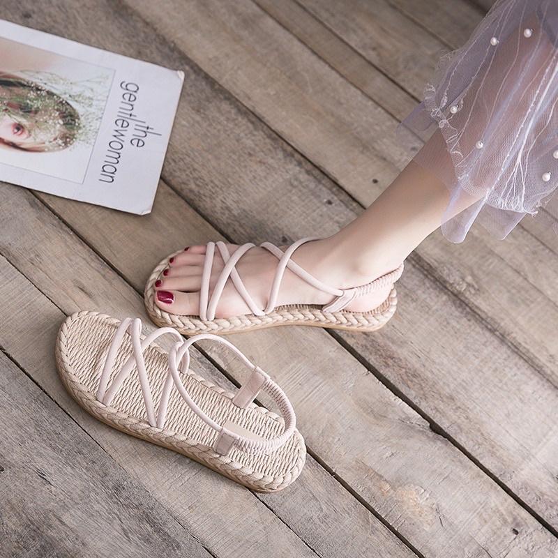 Giày sandal nhựa nữ đế giả cối đi mưa đi biển đi học cực xinh chống trơn trượt - GL003