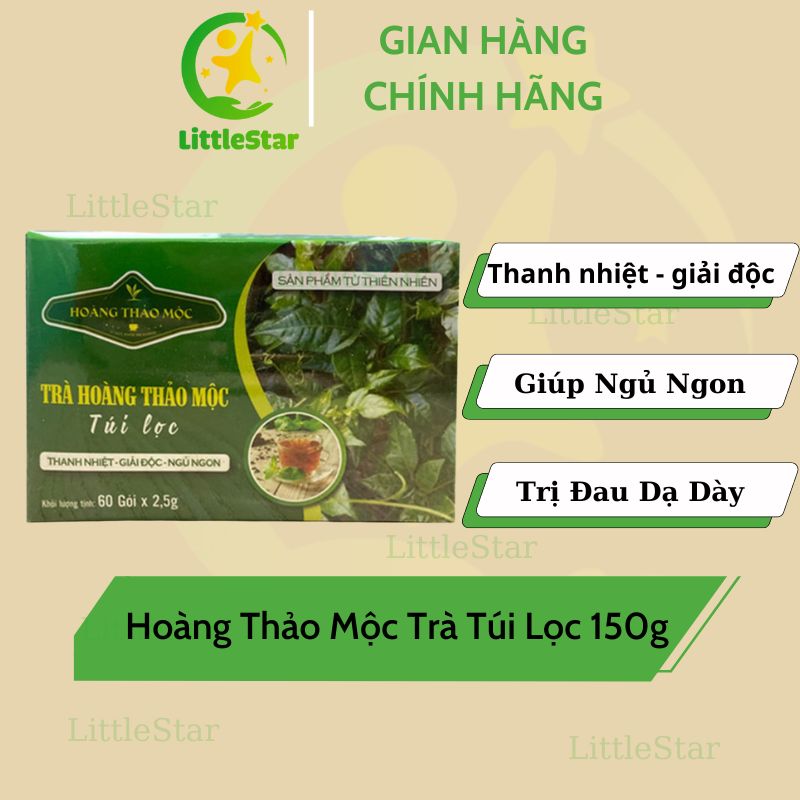 Trà Hoàng Thảo Mộc Túi Lọc 150g (60 Túi) Trà Thảo Mộc Túi Lọc Giúp Mát Gan , Giải Nhiệt , Điều Hòa Huyết Áp