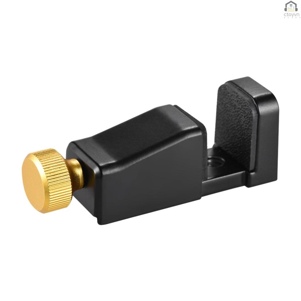 Giá đỡ điện thoại LC-12 mini bằng kim loại điều chỉnh được kèm 3 lỗ vít 1/4" cho iPhone Xiaomi