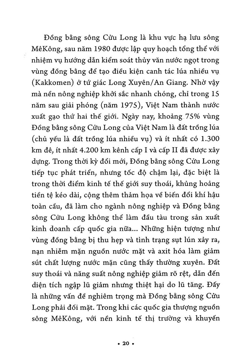 Sách Sông Mê Kông Hay Sông Cửu Long Với Biến Đổi Khí Hậu Toàn Cầu