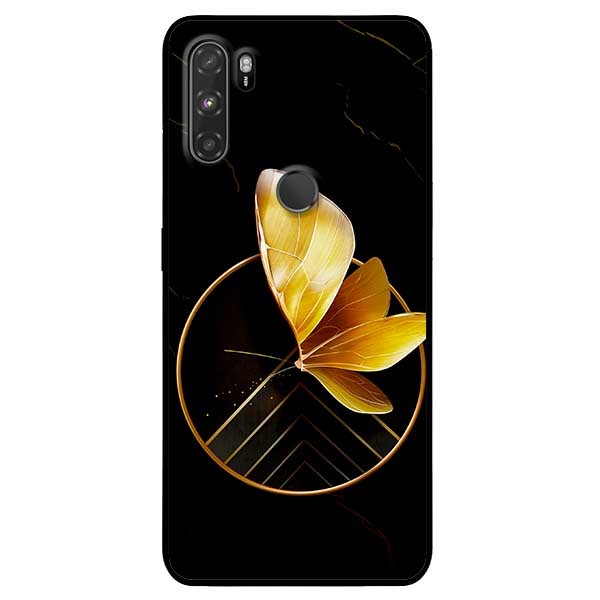 Ốp lưng dành cho Vsmart Active 3 mẫu Vòng Tròn Bướm Vàng