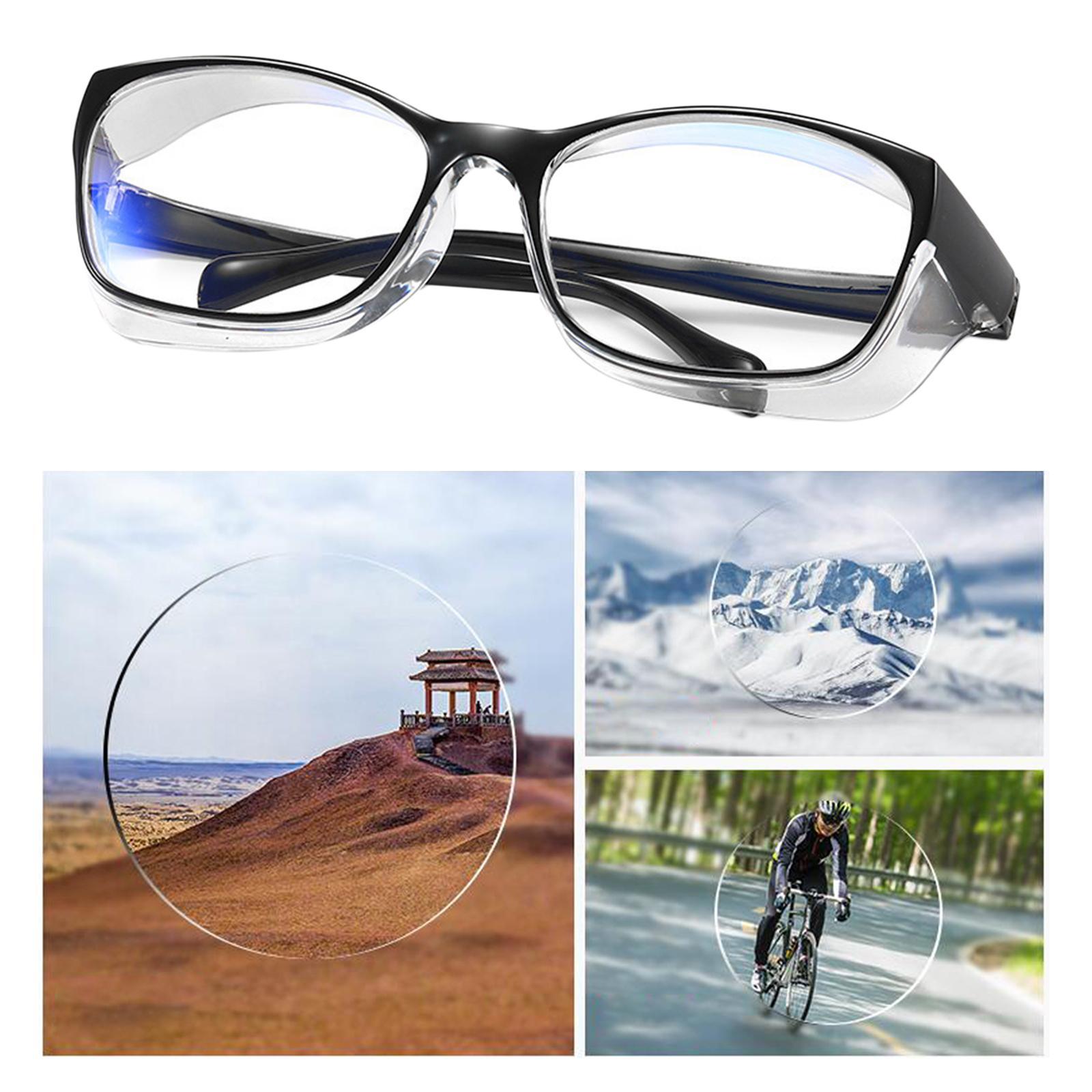 With Clear Anti Fog    Protection Eye Protection Black