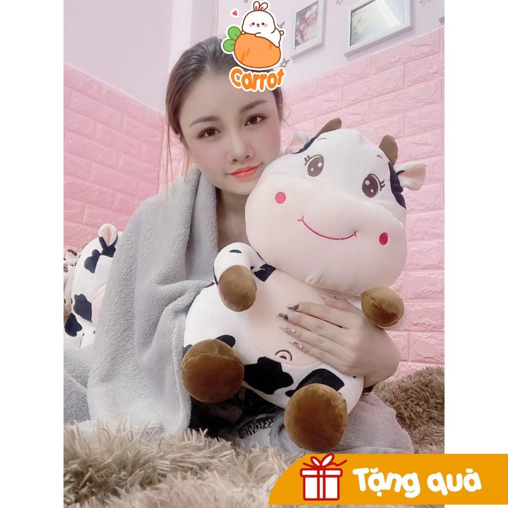 Bộ Chăn Gối Văn Phòng Heo, Bò, Chuột Xinh Kèm Chăn in 1 tiện lợi