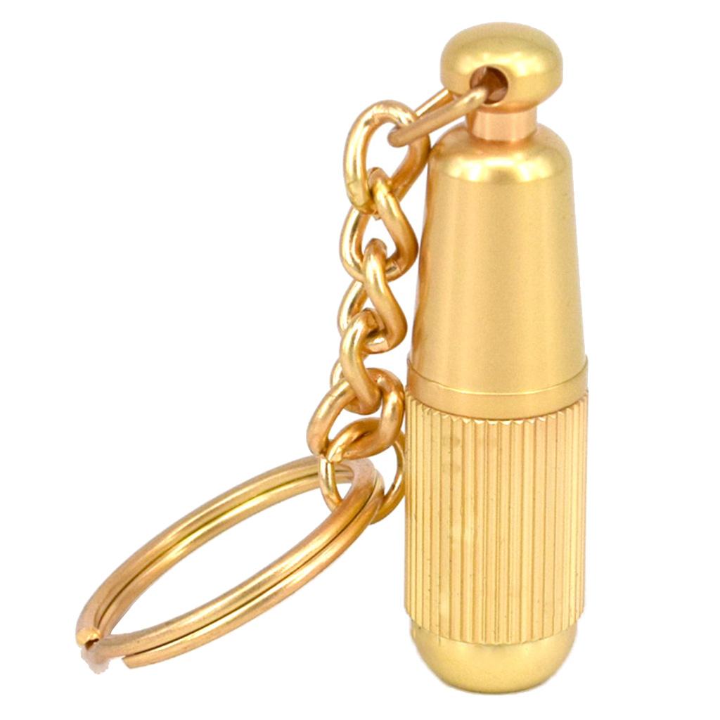 Metal Cigar Punch Keychain Hole Cutters Father's Gift Gold