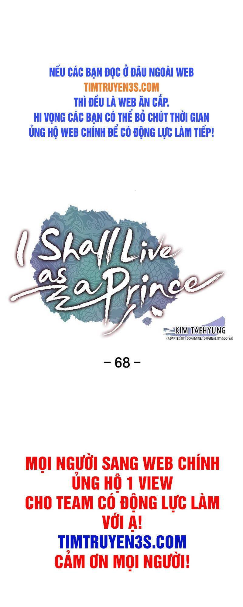 tôi sẽ sống như một hoàng tử chapter 68 1