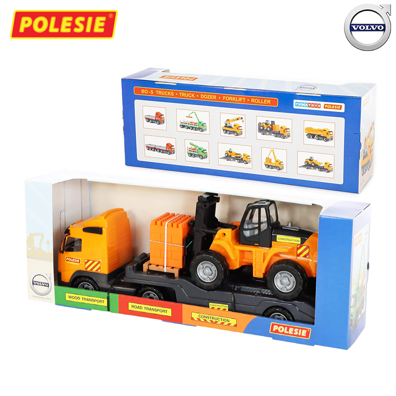 Xe tải kết hợp xe nâng đồ chơi PowerTruck – Polesie Toys